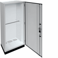 Hager Verdeler 800x1850x400mm+100mm IP55 klasse II grijs FR23H1 afbeelding 2