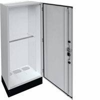 Hager Verdeler 800x1850x400mm+200mm IP55 klasse II grijs FR23H2 afbeelding 2
