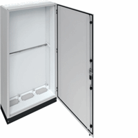 Hager Verdeler 800x1850x275mm+100mm IP55 klasse II grijs FR23S1 afbeelding 2
