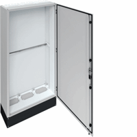 Hager Verdeler 800x1850x275mm+200mm IP55 klasse II grijs FR23S2 afbeelding 2