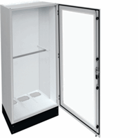 Hager Verdeler 800x1850x400+200mm tr.d.IP55 kl.II grijs FR23U2 afbeelding 2