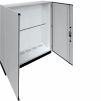 Hager Verdeler 1550x1850x400+100mm IP55 klasse II grijs FR26H1 afbeelding 2