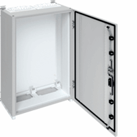 Hager Verdeler 550x950x275mm IP55 klasse II grijs FR62S afbeelding 2
