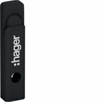 Hager Zwenkgreep voor FR/FG behuizing FZ537 afbeelding 2