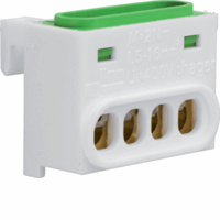Hager PE-klem miniverdeler 1 x 4 GZ04E afbeelding 2