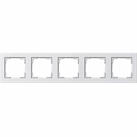 Gira E2 Afdekraam 5-v zuiver wit 021529