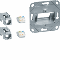 Data-aansluiting 2xRJ45 8/8 Cat.6a afbeelding 2
