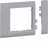 Afdekraam 1-v 55mm RAL9006 alulook afbeelding 2