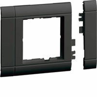 Afdekraam 1-v 50mm RAL9011 zwart afbeelding 2