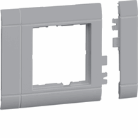 Afdekraam 1-v 50mm RAL9006 alulook afbeelding 2