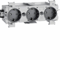 WCD+RA 3-v frontmontage Wago RAL9011 zwart afbeelding 2
