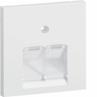 Centraalplaat 55mm UAE/IAE 2-v RAL9016 verkeerswit afbeelding 2