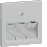 Centraalplaat 55mm UAE/IAE 3-v RAL7035 lichtgrijs afbeelding 2