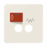 Cpl slv Ackermann 73075B/D oproep-rood crème CD afbeelding 2