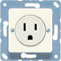 WCD 1v slv inb 125V/15A USA 50x50 crème afbeelding 2