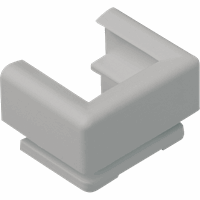 Invoerstuk kabelkanaal 15x15 tbv opb.bak grijs CD afbeelding 2