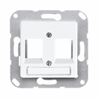 Cpl slv 2x modjack AMP tekstkd 6x37 50x50 alpwit afbeelding 2