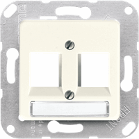 Cpl slv 2xmodjack Rad/Infra tekstkd 6x37 crème afbeelding 2