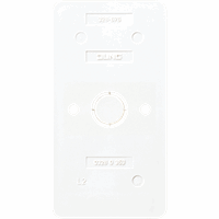 Montageplaat 2v tbv combi alpinewit AP afbeelding 2