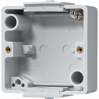 Opbouwbehuizing IP44 1v 2x inv WG6 afbeelding 2
