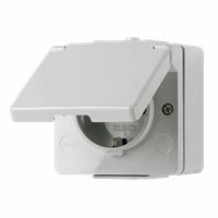 WCD RA IP44 1v kd inst grijs met bak WG6 afbeelding 2