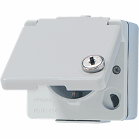 WCD RA Ip44 1V Kd+Sl Met Bak Wg6 afbeelding 2