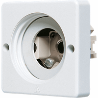 Sign.arm. IP44 E14 5W tbv lens 37/37.0 grijs WG6 afbeelding 2