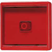 Afdekking IP44 lens rood wip rood + bak WG6 afbeelding 2
