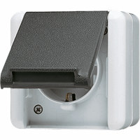WCD RA Ip44 1V Slv Kd Wg8 afbeelding 2