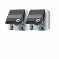 WCD RA IP44 2v slv hor kd+sl tekstkd + bak WG8 afbeelding 2