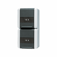 WCD RA IP44 2v slv vert kd tekstkd + bak WG8 afbeelding 2