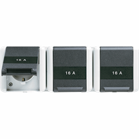 WCD RA IP44 3v slv hor kd tekstkd 22x48 + bak WG8 afbeelding 2