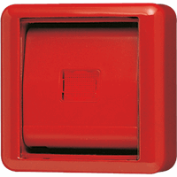 Afdekking IP44 slv lens rood wip rood + bak WG8 afbeelding 2