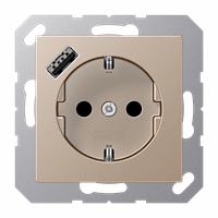 WCD RA 1V Slv Inb kv Usb-A Champagne A/As afbeelding 2