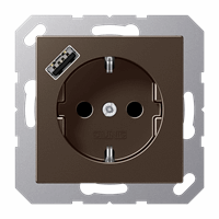 WCD RA 1V Slv Inb kv Usb-A Mokka A/As afbeelding 2