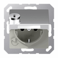 WCD RA 1v slv inb cpl kd+slot aluminium afbeelding 2