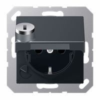 WCD RA 1v slv inb cpl kd+slot antraciet mat afbeelding 2