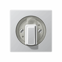 Cpl+knop draaischakelaar aluminium A afbeelding 2