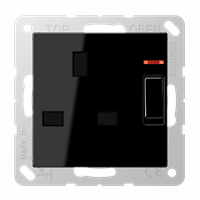 WCD 2P+A 1v inb kv afschak BS 1363 lens zwart A afbeelding 2