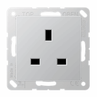 WCD 2P+A 1v inb kv BS 1363 aluminium A afbeelding 2
