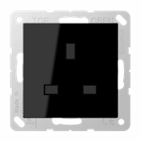 WCD 2P+A 1v inb kv BS 1363 zwart A afbeelding 2