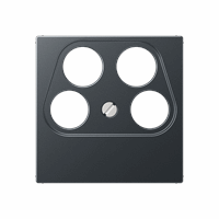 Cpl slv Ankaro 4xSAT/TV klik antraciet mat A afbeelding 2