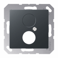 Cpl slv 1 x audio boring 18,5/22,5mm antr mat A afbeelding 2