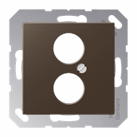 Cpl 2 x audio boring 18,5/22,5mm mokka A afbeelding 2