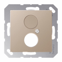 Cpl 1 x audio boring 18,5/22,5mm champagne A afbeelding 2