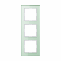 Afdekraam 3v glas wit mat ACR afbeelding 2