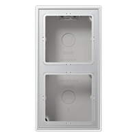 Opbouwbehuizing 2v + afd.raam aluminium LS afbeelding 2
