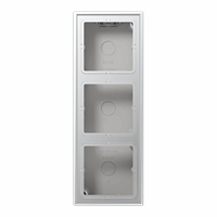 Opbouwbehuizing 3v + afd.raam aluminium LS afbeelding 2