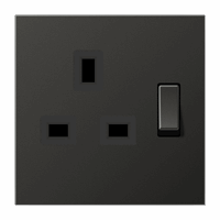 WCD PA 1v slv inb kv afschak BS 1363 antraciet LS afbeelding 2