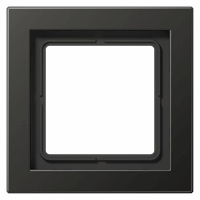 Afdekraam 1v slv aluminium antraciet LSD